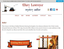 Tablet Screenshot of marylawrencebooks.com